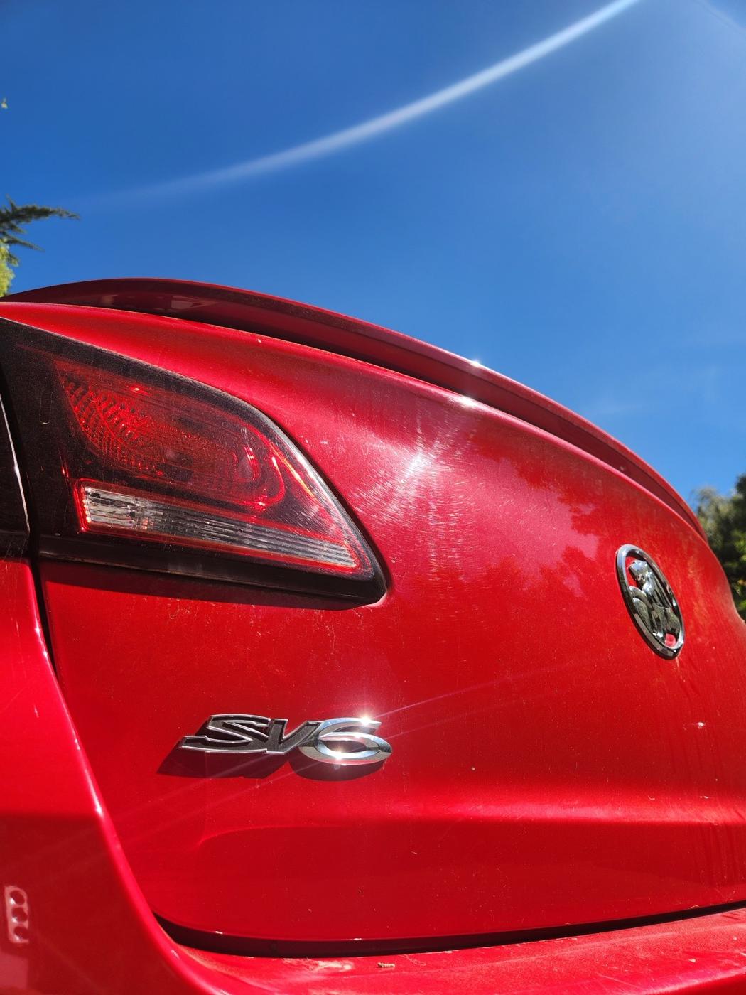Holden before Diamond detail by Deluxe Detailing, mobile car detailing Rangiora