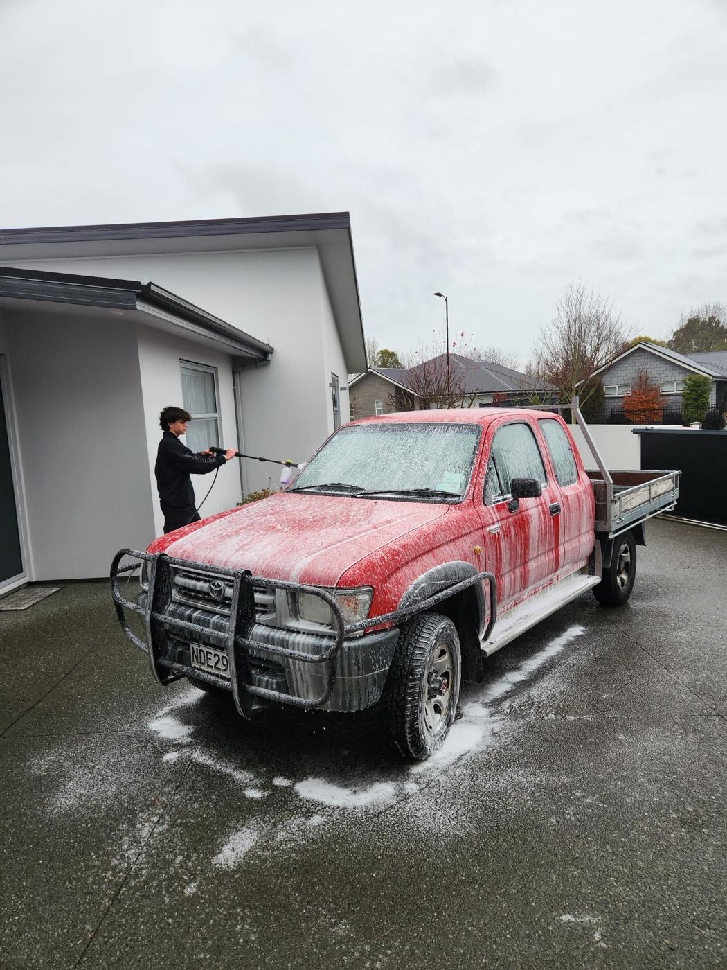 Toyota Hilux after D4C detail by Deluxe Detailing, mobile car detailing Pegasus