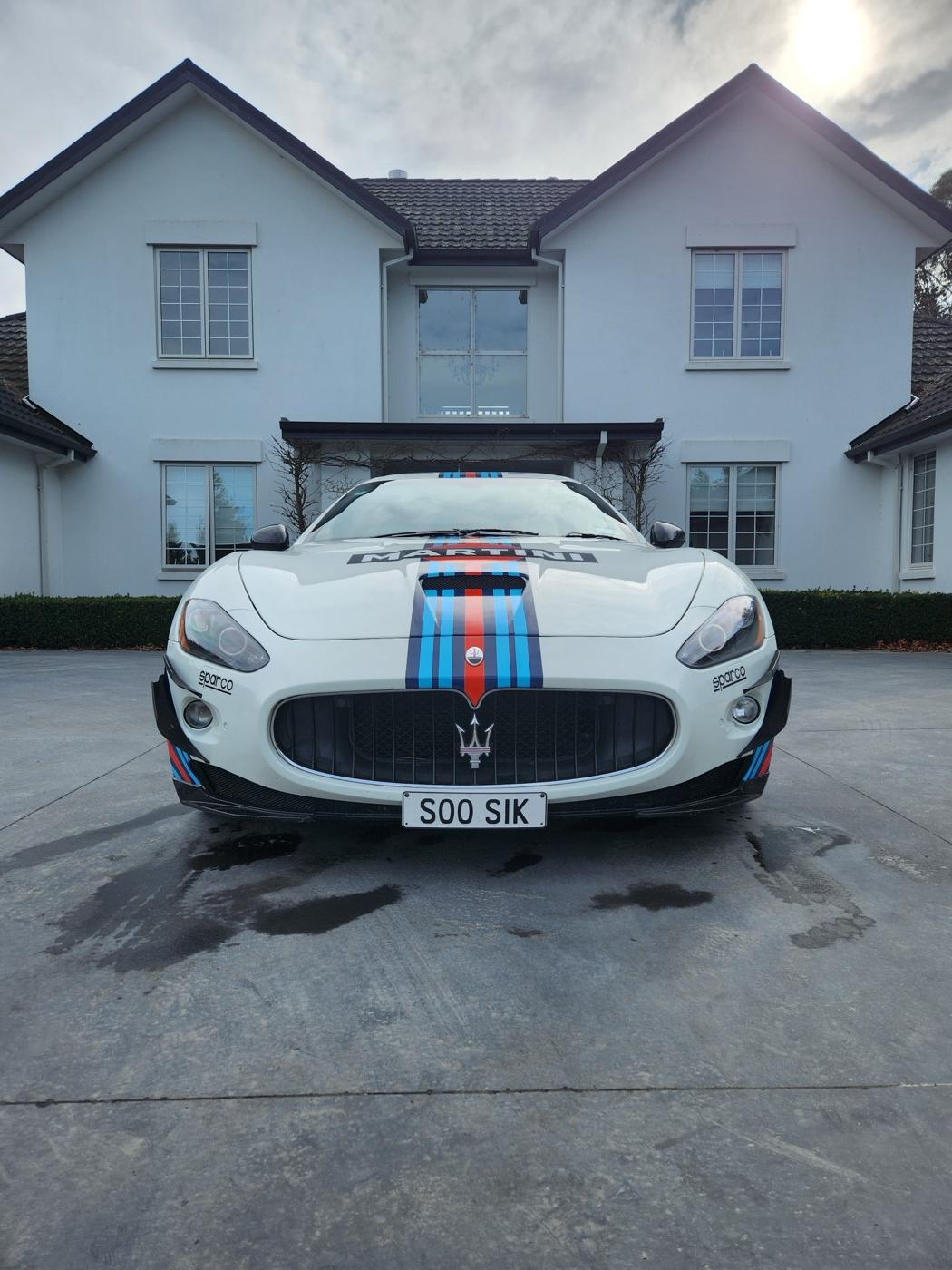 Maserati after D4C detail by Deluxe Detailing, mobile car detailing Pegasus