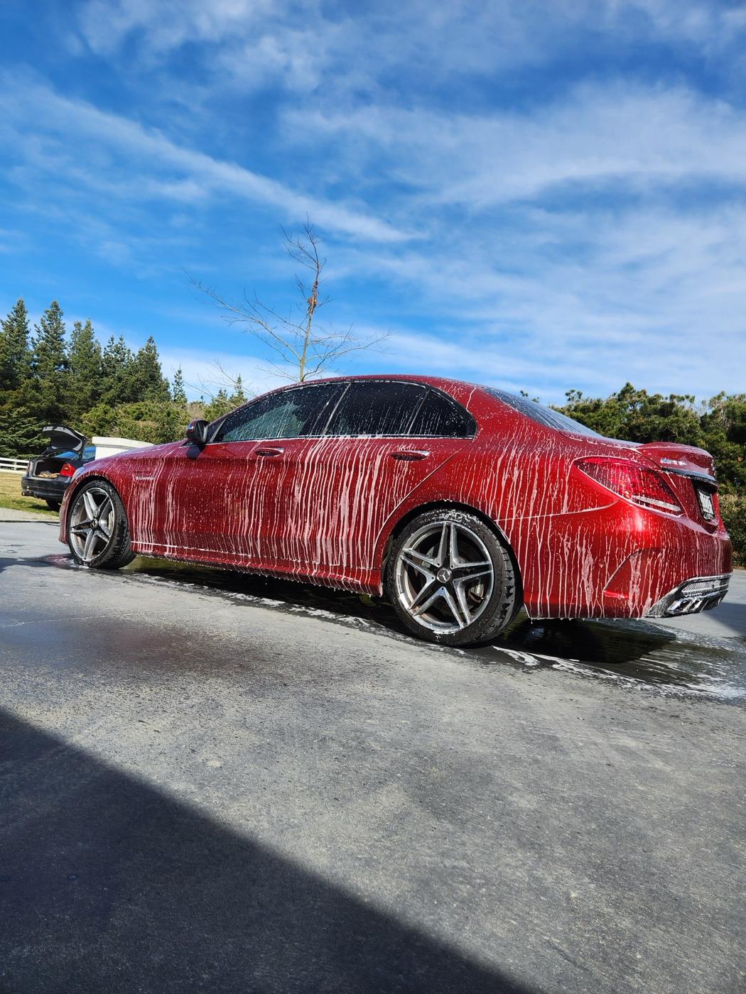 Mercedes-Benz after Deluxe detail by Deluxe Detailing, mobile car detailing Christchurch