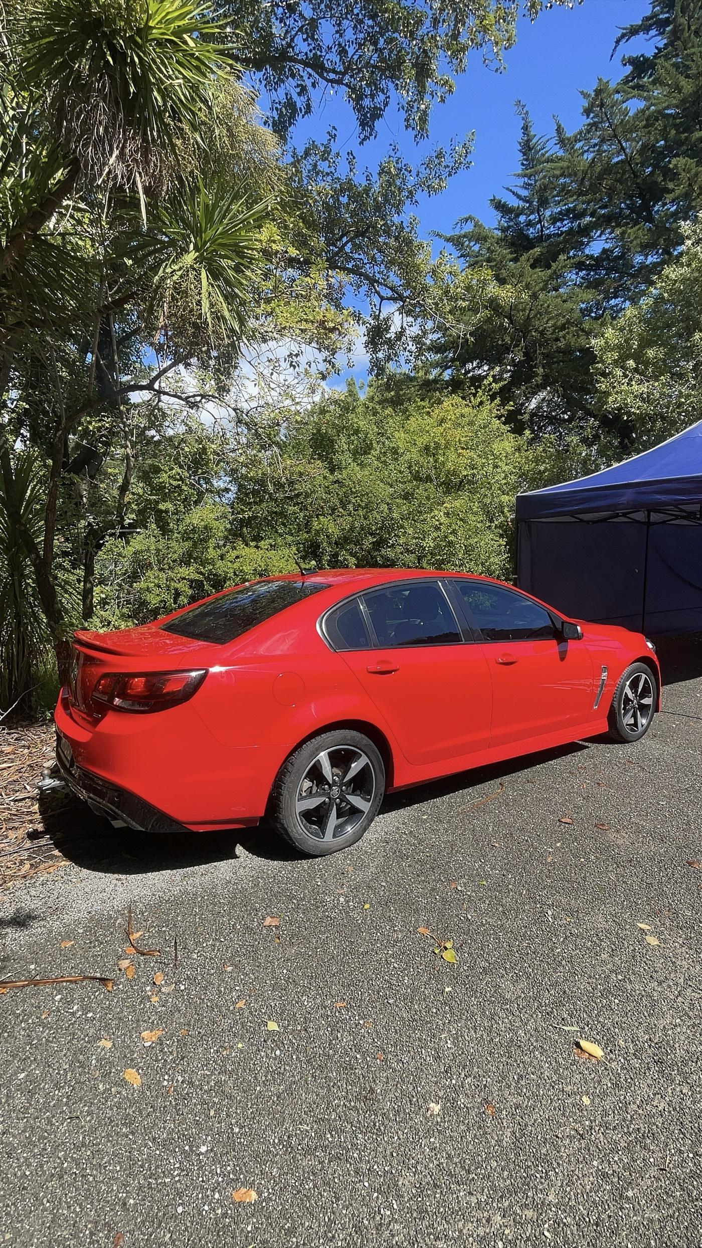 Holden after Diamond detail by Deluxe Detailing, mobile car detailing Rangiora