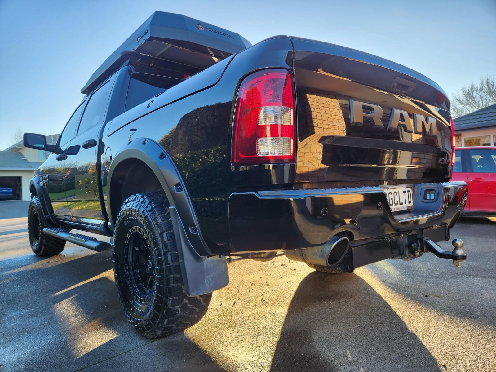 RAM ute after Deluxe clean, shine and protect detail by Deluxe Detailing, mobile car detailing Rangiora